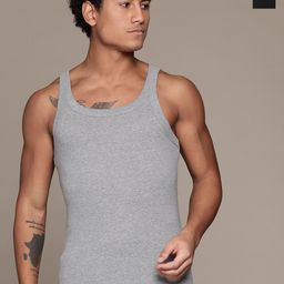 The Roadster Lifestyle Co. Pack of 2 Pure Cotton Innerwear Vests RD-GV-5000-BK-MG-2-image-61