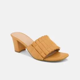 ALL TABS OPEN Open Toe Block Heel Mule Sandals image 4