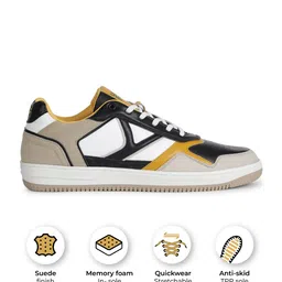 yoho Men Colourblocked Memory Foam Insole Lightweight Sneakers image 5