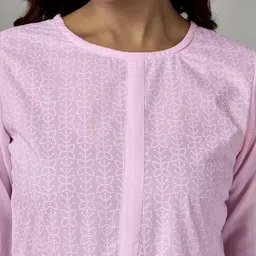Anouk Rustic Women Ethnic Motifs Printed Pleated Kurta with Trousers & With Dupatta image 2