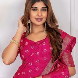 Aika Printed Foil Print Ready to Wear Lehenga & Unstitched Blouse With Dupatta image 3