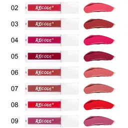 Recode Set Of 10 Silky Matte Transfer Proof Mini Liquid Lipstick 1.25 ml Each image 4