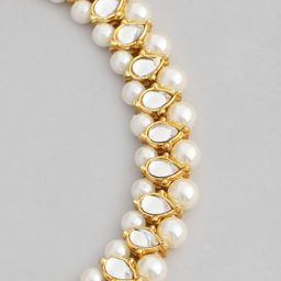 Peora Gold-Plated Artificial Beads Traditional Anklet-image-34