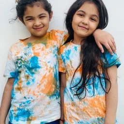 luyk Kids Red & Blue Tie & Dyed DIY T-shirt Kit-20