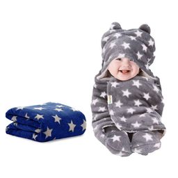 OYO Baby Blue & Grey 2Pcs Geometric Fleece AC Room 350 GSMReversible  Single Bed Blankets-23
