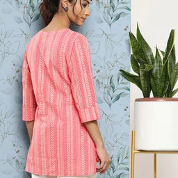 Juniper Georgette Ethnic Print Tunic image 3