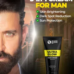 BEARDO Men Ultra Glow All in One SPF-30 Face Cream - 60 gm image 5