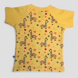 BAESD Boys Printed Organic Cotton T-shirt With Short image 5