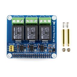 Waveshare 3 Channel Relay HAT Smart Home for Raspberry Pi 3 image 4