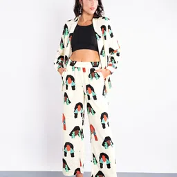 Stylecast X Hersheinbox Printed Smart Casual Co-Ords image 4
