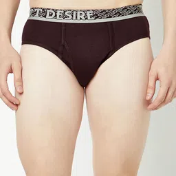 T.T. Men Pack Of 5 Desire Assorted Mid-Rise Pure Cotton Basic Briefs image 2