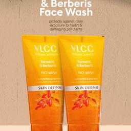 VLCC Set Of 2 Turmeric & Berberis Face Washes - 150ml Each-36