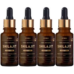 Nirvasa Shilajit Liquid (Pack of 4),  30 ml -21