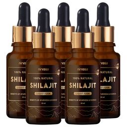 Nirvasa Shilajit Liquid (Pack of 5),  30 ml -19