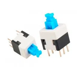 DPDT Self-Lock lock Push Switch 6 pins – 4 PCS-0