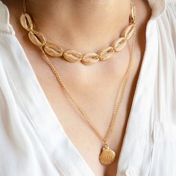 JOKER & WITCH Gold-Toned Alloy Gold-Plated Layered Necklace-image-59