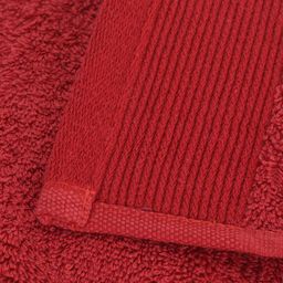 MASPAR Set Of 2 Red 550 GSM Hand Towels image 3