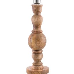 Homesake Beige Solid Handcrafted Table Lamp with Shade image 3