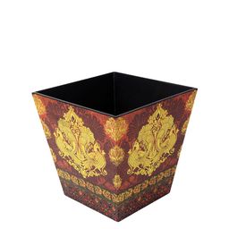 Reinvention Factory Maroon & Yellow Printed Bin image 3
