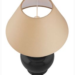 Homesake Black Solid Handcrafted Bedside Standard Table Lamp with Shade image 2