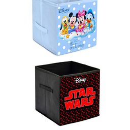 Kuber Industries Set Of 2 Disney Print Extra Large Foldable Organiser Cubes image 2
