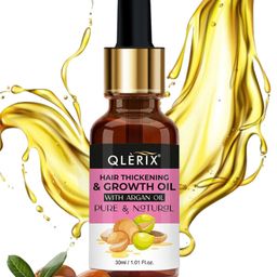 QLERIX Pure & Natural Argan Oil For Hair Thickening & Growth Oil - 30 ml-55