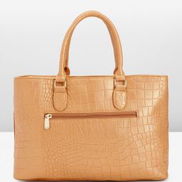 Caprese Crocodile Textured Structured Handheld Bag image 3