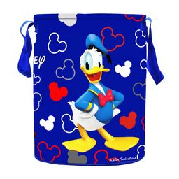 Kuber Industries Blue & Black Disney Printed Waterproof Laundry Bag-19