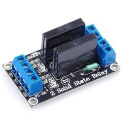 2 Channel 24V Relay Module Solid State Low Level SSR DC Control 250V 2A with Resistive Fuse-0
