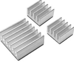 3 in 1 Aluminum Heat Sink Set for Raspberry Pi 3/43 in 1 Aluminum Heat Sink Set for Raspberry Pi 3/4-6