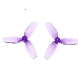 HQProp Ultralight Whoop Prop 1.4X1.1X3(35MM) Purple (2CW+2CCW)-PC-1MM Shaft-24