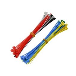 Multicolor nylon ties set 1.9×100 mm (white/black/red/yellow/blue/green – 10pcs each)-image-80
