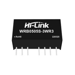 Hi-Link 5V to 5V 3W 600mA DC to DC Isolation Voltage 1500VDC Power Module Converter WRB0505S-3WR3-12
