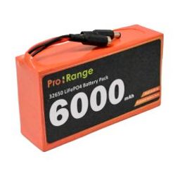 Pro-Range IFR 32650 12.8V 6000mAh 3C 4S1P LiFePO4 Battery Pack with DC Jack Male & Female-6