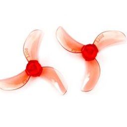 Pro-Range Propellers 1208 31mm PC 3 Blade 0.8mm Propellers 4CW+4CCW- Clear Red-17