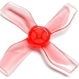 Pro-Range Propellers 31mm 1220 PC 4 Blade 0.8mm Propellers 4CW+4CCW- Clear Red-24