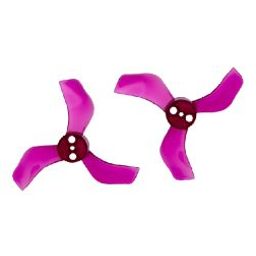 Pro-Range Propellers 40mm 1635 PC 3 Blade 1.5mm Propellers 4CW+4CCW- Clear Purple-14