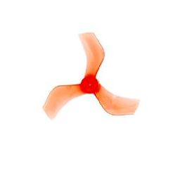 Pro-Range Propellers 40mm 1635 PC 3 Blade 1mm Propellers 4CW+4CCW – Clear Red (Single Hole)-50