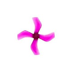 Pro-Range Propellers 40mm 1636 PC 4 Blade 1.5mm Propellers 4CW+4CCW- Clear Purple (Single Hole)-46
