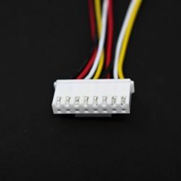 HA-08Y-2.5mm-8 pin Female Buckle Housing Connector with 300mm Wire(28 AWG)-4