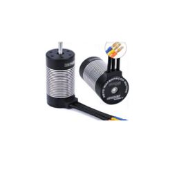 SURPASS HOBBY – 3665 ROCKET sensoreless waterproof motor 5.0 shaft 4.0 Gold plated connectors 2100 KV-9