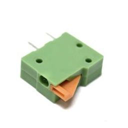 XY123R-2.54-XINYA-1 Pin Spring Terminal Block(Green Base-Orange Cap)-30