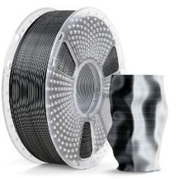 SunLu Silk PLA+ Black White 1.75mm 1kg/roll Silk Dual Color Filament-32