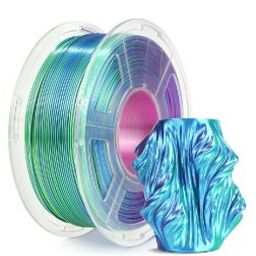 SunLu Silk PLA+ Blue Green Purple 1.75mm 1kg/roll Tri-Color Filament-28