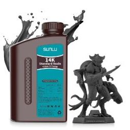 SunLu 14K Standard Resin Dark Grey 1kg/Bottle ResinSunLu 14K Standard Resin Dark Grey 1kg/Bottle Resin-image-72
