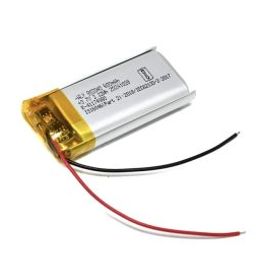 WLY802040 3.7V 600mAh 1S LiPo Battery – Micro Rechargeable Battery Pack for Wearables / Micro Drone / IoT-45