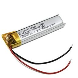 WLY601145 3.7V 300mAh 1S LiPo Battery – Micro Rechargeable Battery Pack for Wearables / Micro Drone / IoT-49