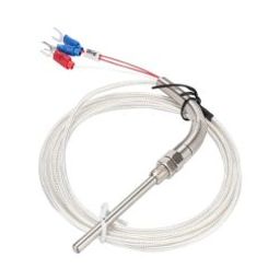 CG-WZPT-03, M8, 5x50mm probe, PT100, 2m, 0-800 degree Thread Cable Thermocouple Oven Temperature Sensor-40