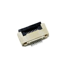 AFD01-S08FCA-00-Jushuo -Flip type 8P Bottom Contact Horizontal attachment 0.5mm SMD,P=0.5mm,Surface Mount，Right Angle FFC, FPC (Flat Flexible) Connector Assemblies ROHS-16