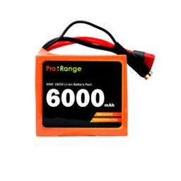 Pro-Range INR 18650 11.1V 6000mAh 3C 3S2P Li-Ion Battery Pack with DC Jack Female and Nylon T-34